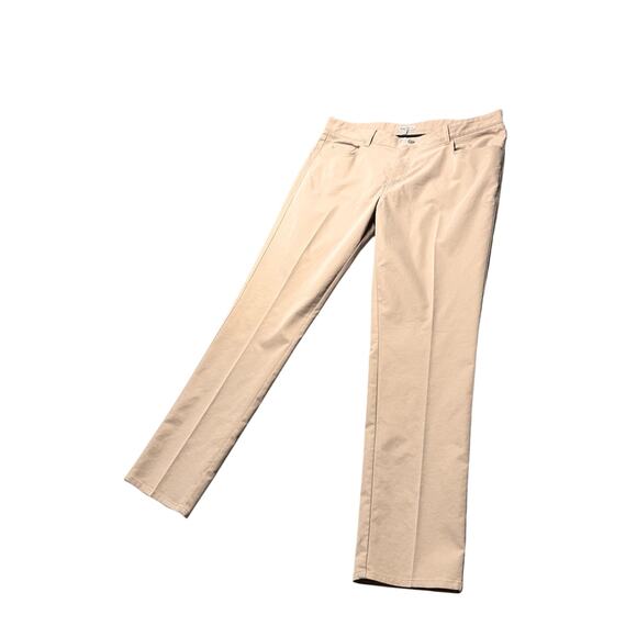 Peter Millar mens golf pants size 38 x 32 khaki performance chino - Picture 5 of 16